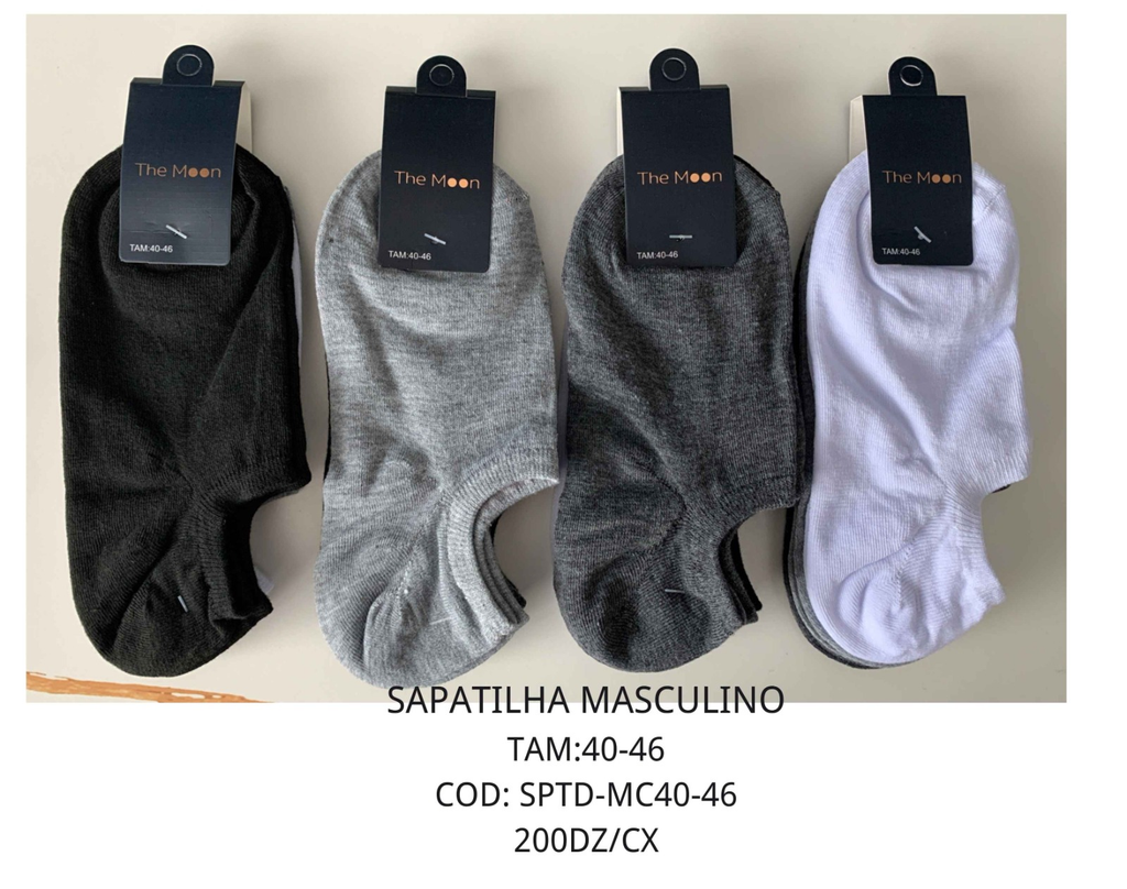 Meia sapatilha masculina - Imagem 1